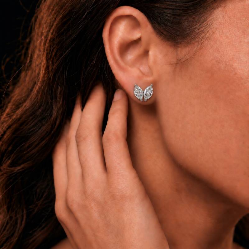 Toi Et Moi Marquise Diamond Earrings