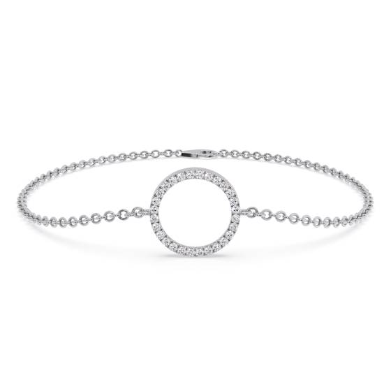 Round Diamond Designer Bracelet