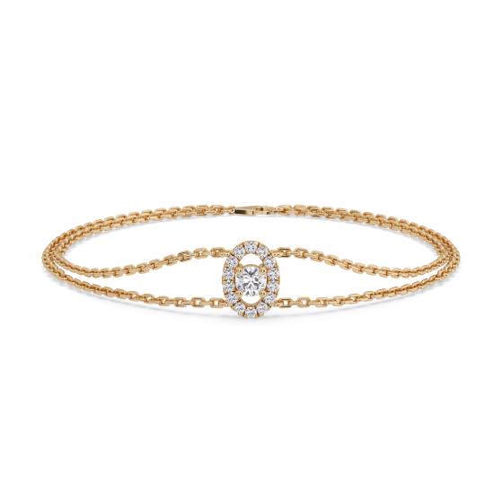 Classic Round Diamond Designer Bracelet