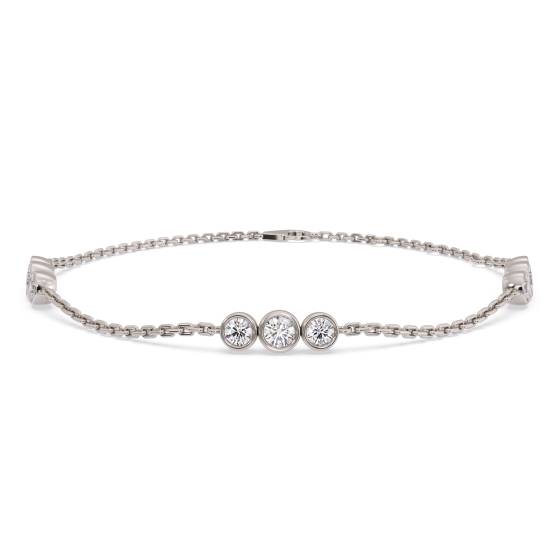 Round Cut Diamond Set Bracelet