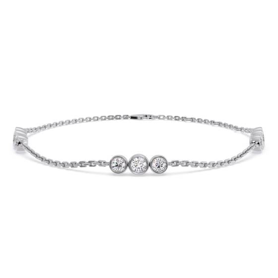 Round Cut Diamond Set Bracelet