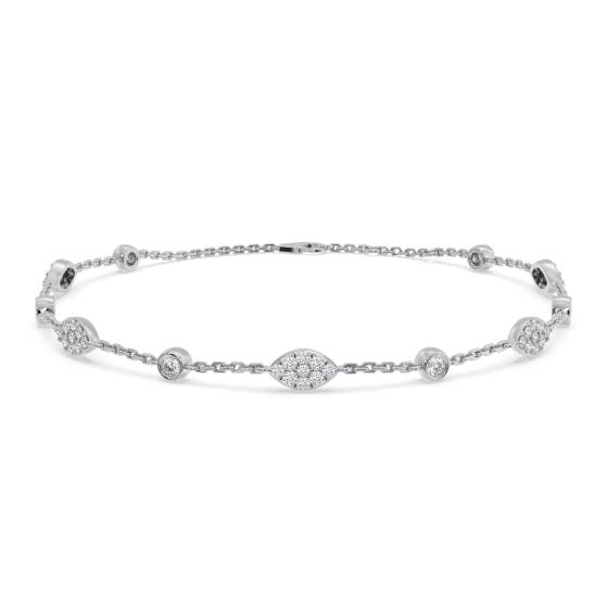Round Cut Diamond Set Bracelet