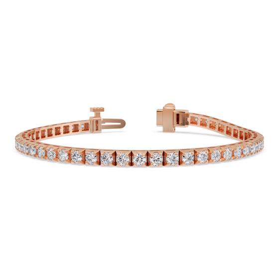 Classic Single Row Diamond Tennis Bracelet