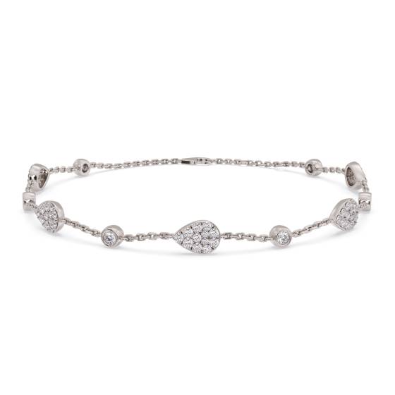 Round Cut Diamond Set Bracelet