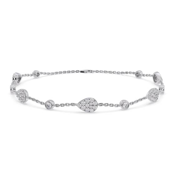 Round Cut Diamond Set Bracelet