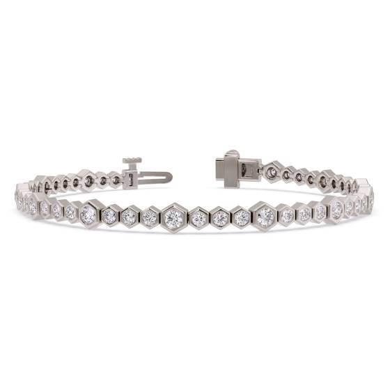 Round Cut Diamond Bracelet