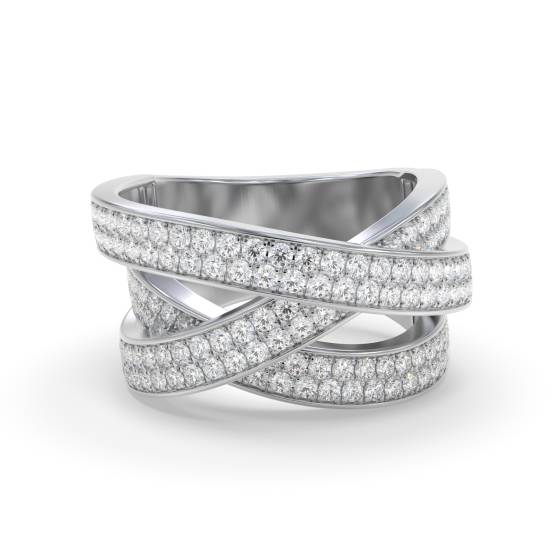 Round Diamond Dress Ring