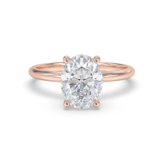 Oval Solitaire Engagement Ring