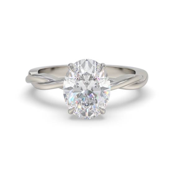 Oval Solitaire Engagement Ring
