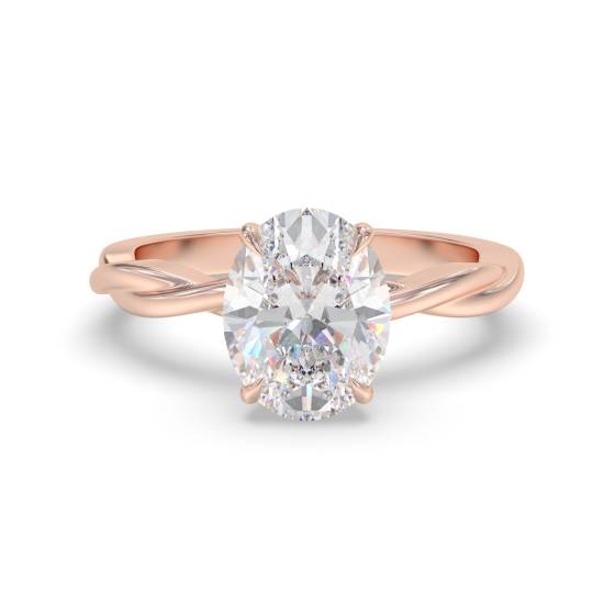Oval Solitaire Engagement Ring