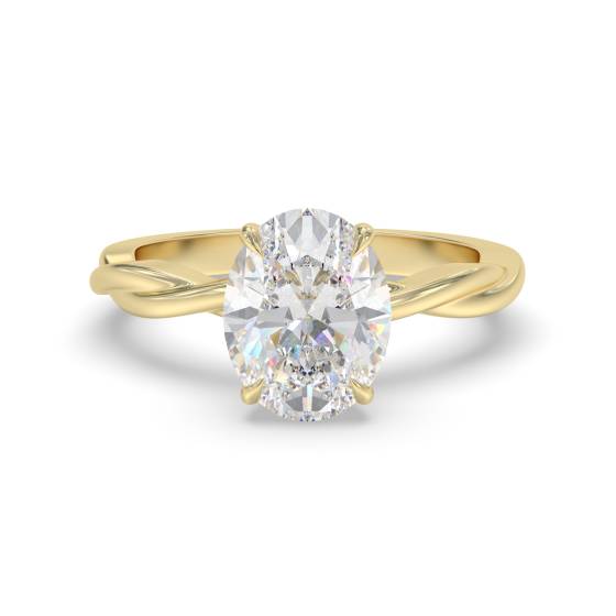 Oval Solitaire Engagement Ring