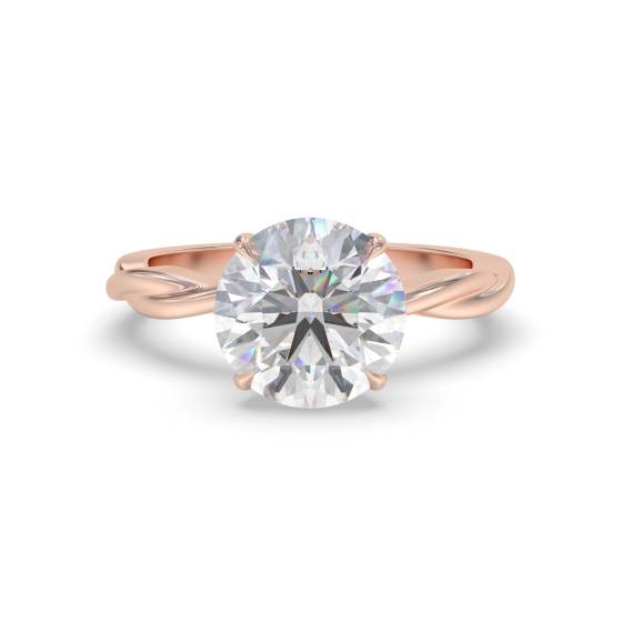 Round Solitaire Engagement Ring