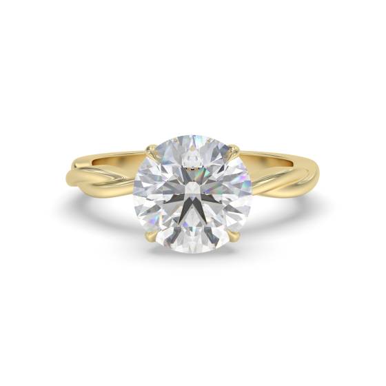 Round Solitaire Engagement Ring