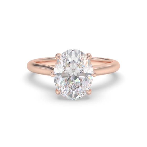Oval Solitaire Engagement Ring