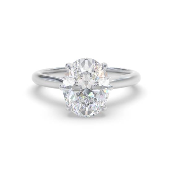Oval Solitaire Engagement Ring