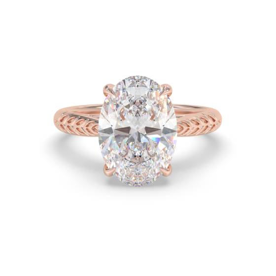 Oval Solitaire Engagement Ring