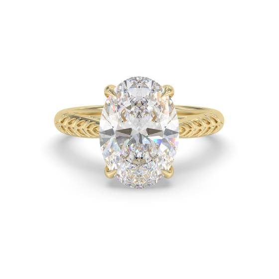 Oval Solitaire Engagement Ring