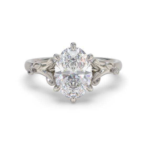 Oval Solitaire Engagement Ring