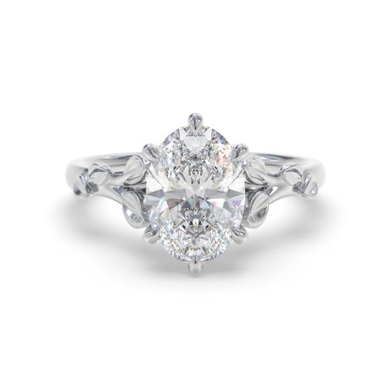 Oval Solitaire Engagement Ring