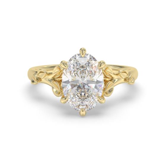Oval Solitaire Engagement Ring
