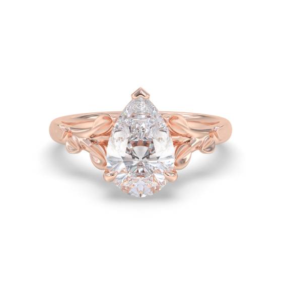 Pear Solitaire Engagement Ring