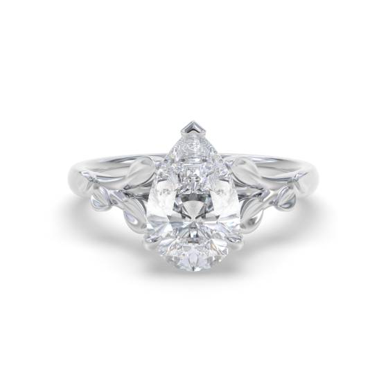 Pear Solitaire Engagement Ring