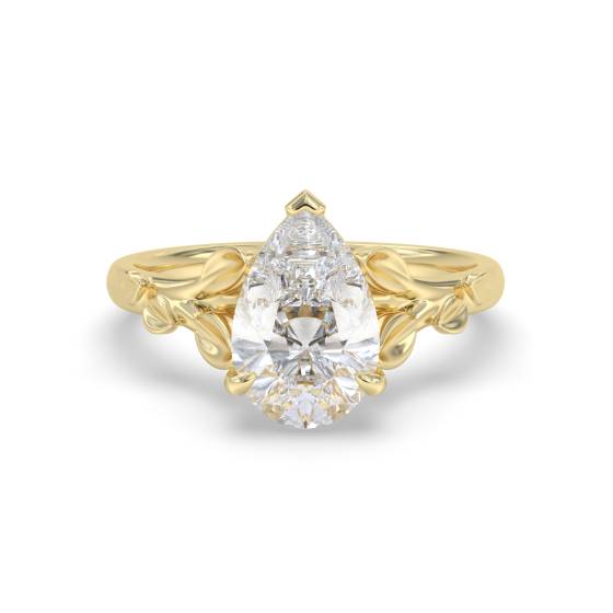 Pear Solitaire Engagement Ring