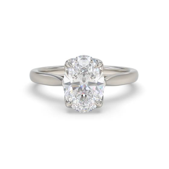 Oval Solitaire Engagement Ring