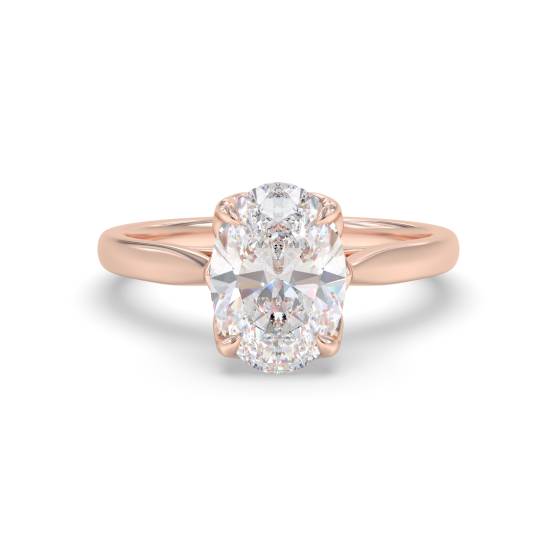 Oval Solitaire Engagement Ring