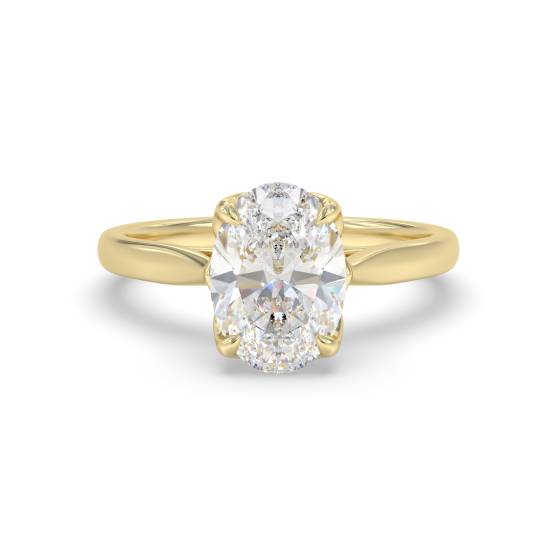 Oval Solitaire Engagement Ring