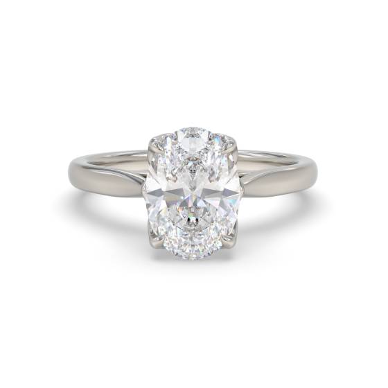 Oval Solitaire Engagement Ring