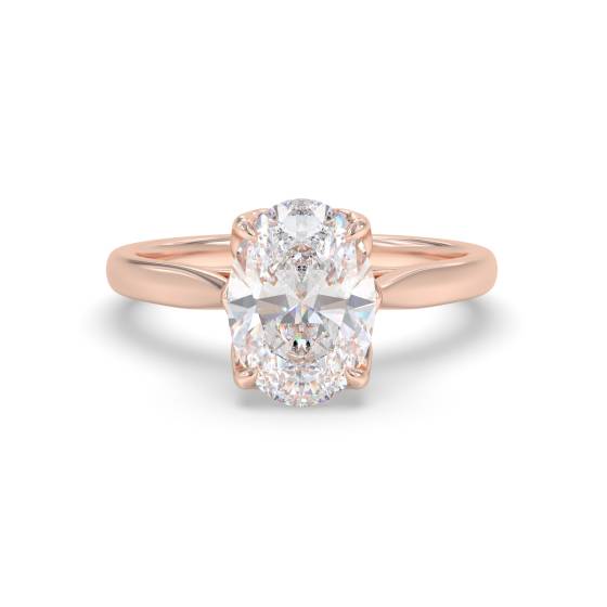 Oval Solitaire Engagement Ring