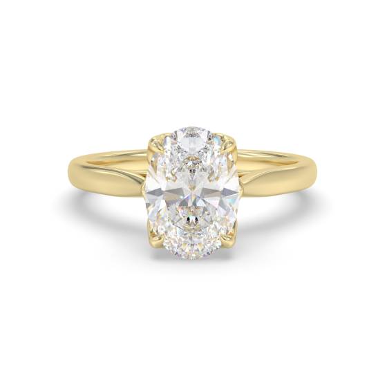 Oval Solitaire Engagement Ring