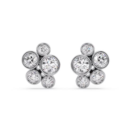 Classic Round Diamond Designer Earrings