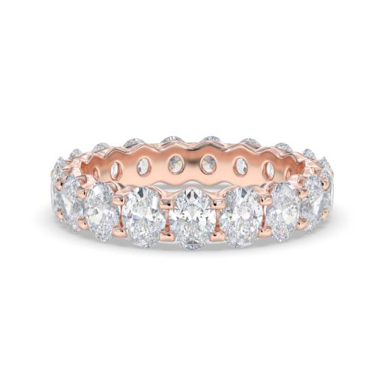 Oval Diamond Full Eternity Ring