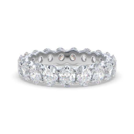 Oval Diamond Full Eternity Ring