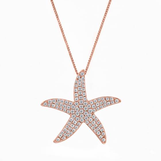 Pave Set Round Diamond Designer Pendant