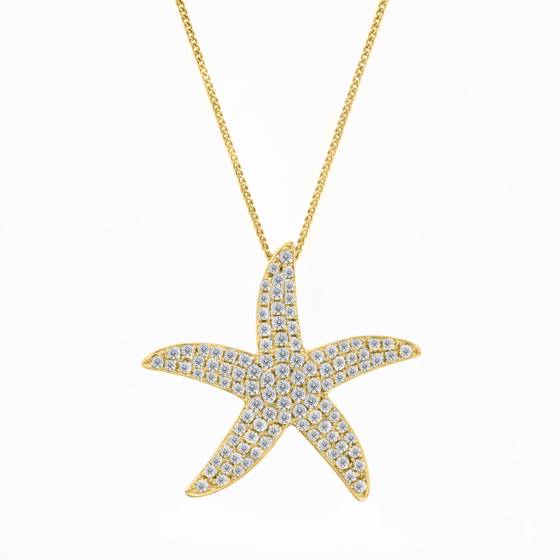 Pave Set Round Diamond Designer Pendant