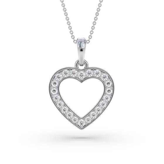Diamond Heart Pendant