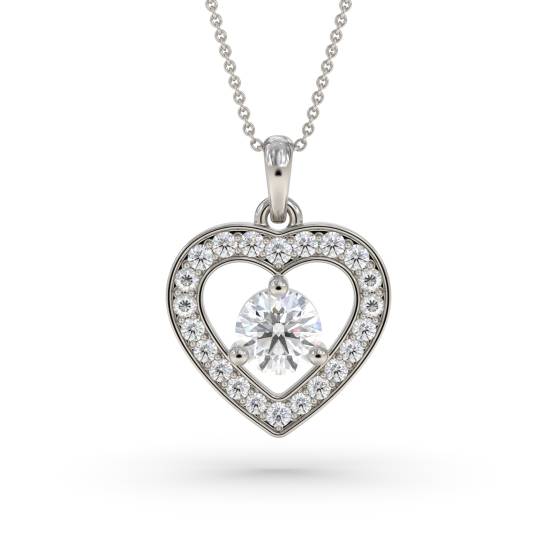 Diamond Heart Pendant