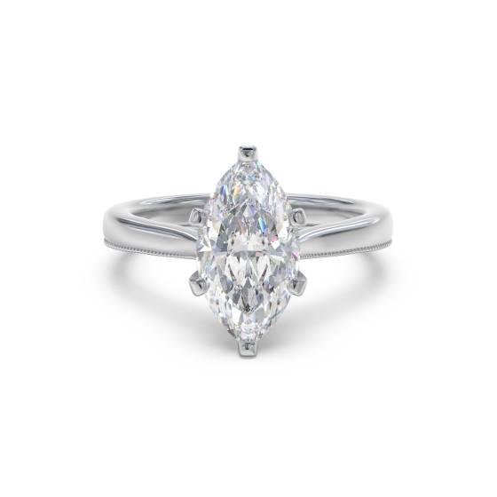Verlobungsring mit Marquise-Diamanten