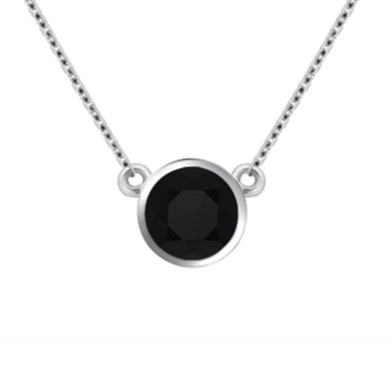 Anhänger mit schwarzem Diamanten