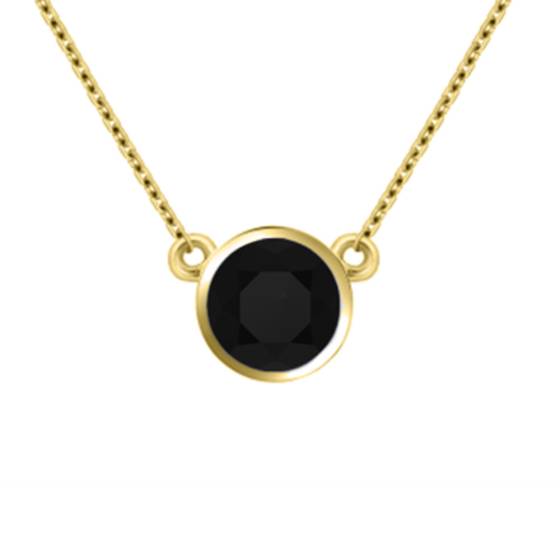 Anhänger mit schwarzem Diamanten