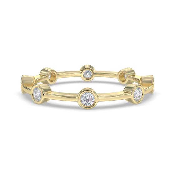 Runder Diamant-Designer-Ehering