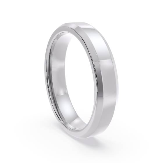 DHBBE4M Ehering mit abgeschrägter Kante – 4 mm Breite, 1,8 mm Tiefe