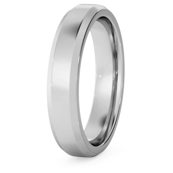 DHBBE4M Ehering mit abgeschrägter Kante – 4 mm Breite, 1,8 mm Tiefe