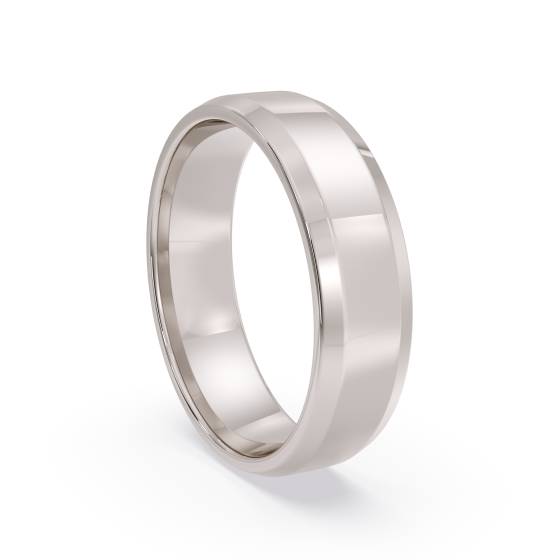 DHBBE5 Ehering mit abgeschrägter Kante – 5 mm Breite, 1,4 mm Tiefe