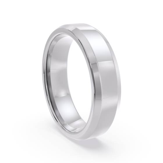 DHBBE5M Ehering mit abgeschrägter Kante – 5 mm Breite, 1,8 mm Tiefe