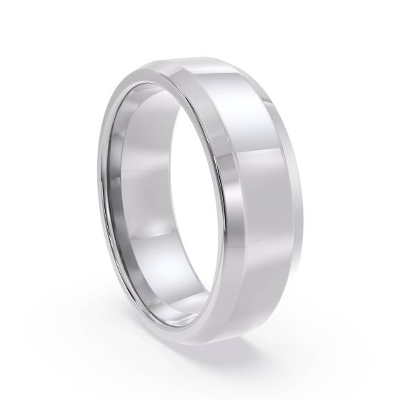DHBBE6M Ehering mit abgeschrägter Kante – 6 mm Breite, 1,8 mm Tiefe