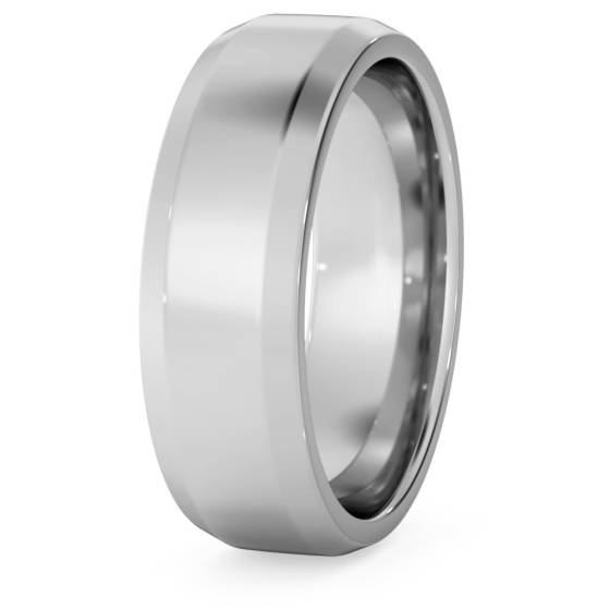 DHBBE6M Ehering mit abgeschrägter Kante – 6 mm Breite, 1,8 mm Tiefe
